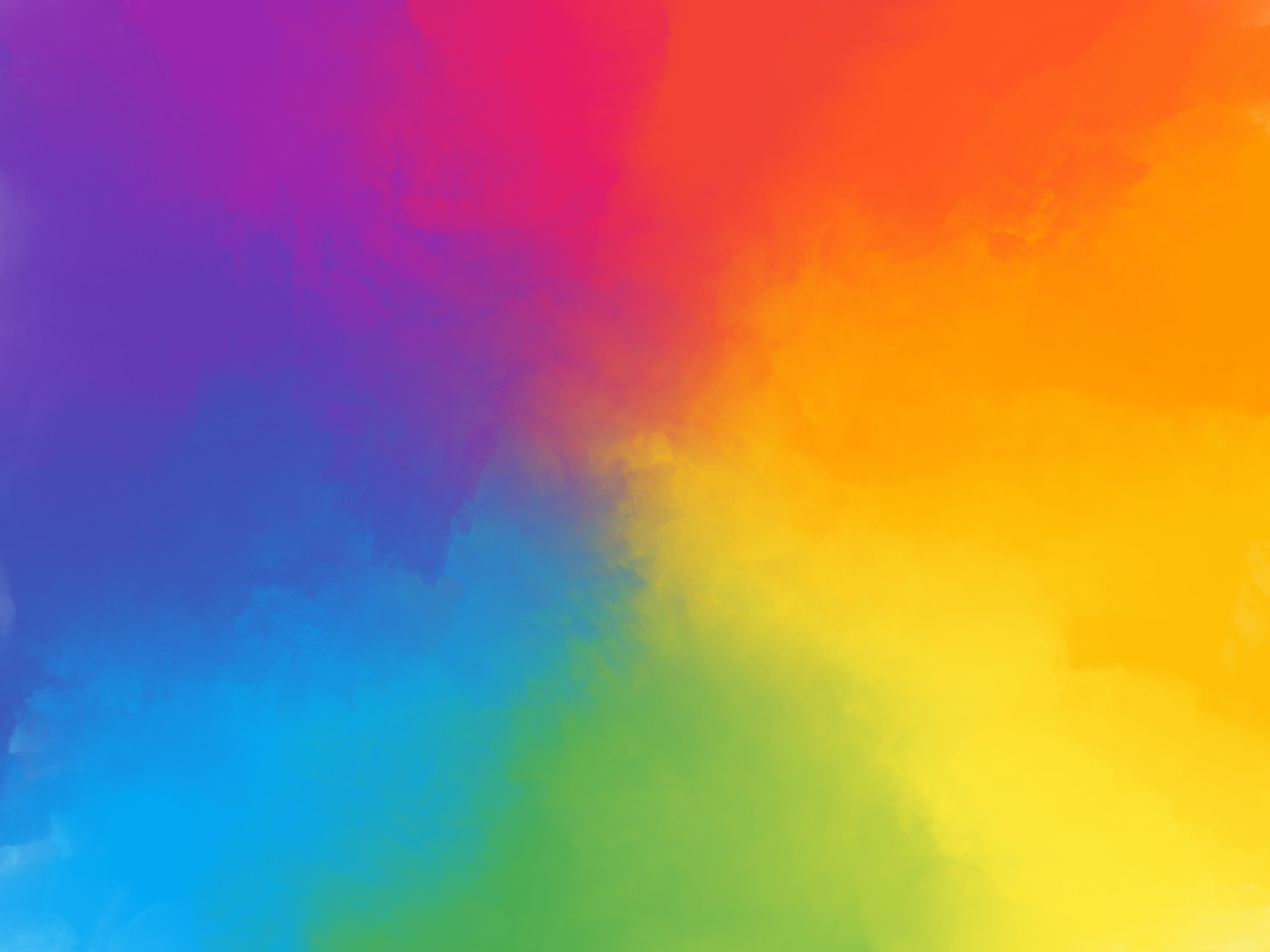 Rainbow Watercolor Background